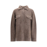 P.A.R.O.S.H. Brown Raccoon Fur Cardigan